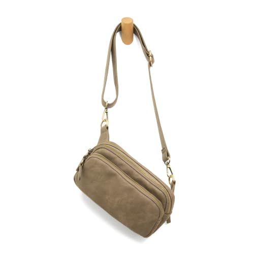 Image of Joy Susan Womens Fashion Purse Kylie Double Zip Sling Belt Bag