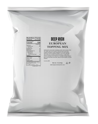 DEEP RICH European Cappuccino Topping Mix 1 lb (Fo