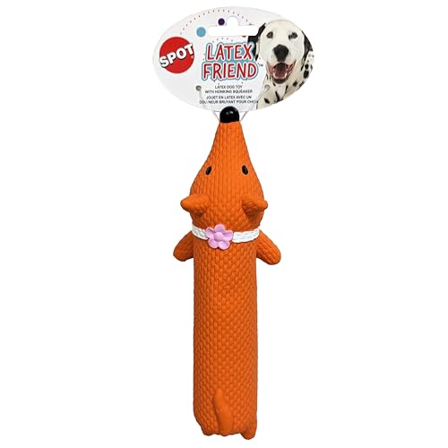 SPOT Jouets pour chien latex sans rembourrage, 9 pouces, petit/moyen chien