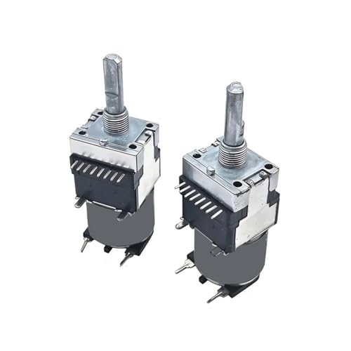 Potentiomètre motorisé PM6006 double B50K avec arbre métallique de 25mm de qualité
