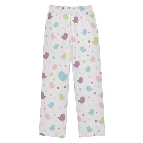 Silhouettes Bird Circles Boys Pants for Kids Jogger Pants with Pockets S-XL - Main Image
