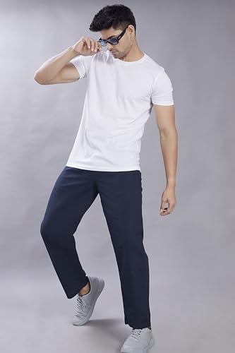 Image of DIVISIVE Men's Relaxed Fit Front Pleated Cotton Linen Blend Trousers