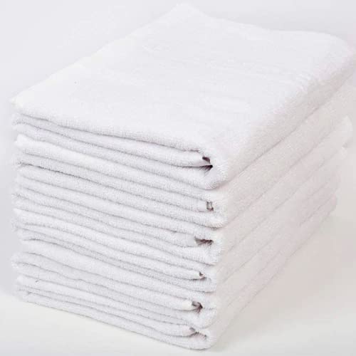 Elige ADP Home - Pack de 6 Und. Toalla Greca, 100% ALGODÓN, Textil para HOSTELERÍA, (Blanco, 100 X 150 CM)