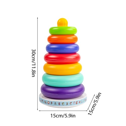 Jouets empilables pour bébé et jeu sensoriel éducatif STEM - 6