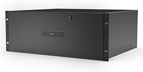AC Infinity Rack Mount Drawer 4U with Aluminum Faceplate, with Lock and Key, for 19” Equipment Server AV DJ Cabinets Racks