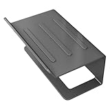 Porte-papier toilette avec rangement intégré : il sert à la fois de porte-papier toilette et de support de rangement pratique, support mural robuste, avec étagère intégrée