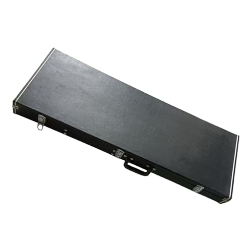 エレキギターハードケース、ポータブルキャリングケース、ロックラッチ付きプロフェッショナルハードシェル
