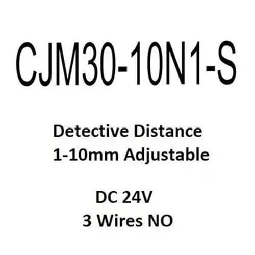 Interruptor de sensor proximidad capacitivo CJM30-10A2-S con rango ajustable de 10mm 3