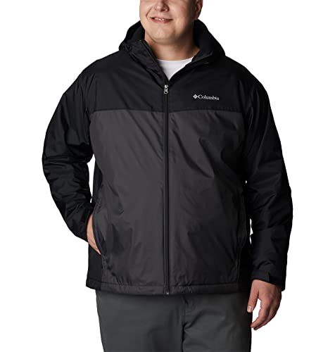 Image of Columbia Men's Glennaker Sherpa Lined Rain Jacket, Waterproof