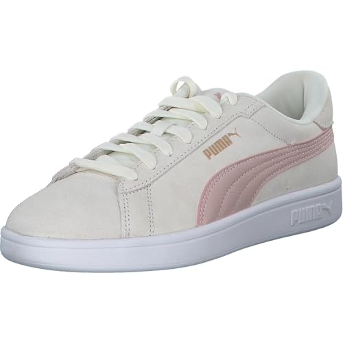 Puma Unisex Adults Smash 3.0 Sneakers, Warm White-Rose Quartz-Puma White, 38.5 EU
