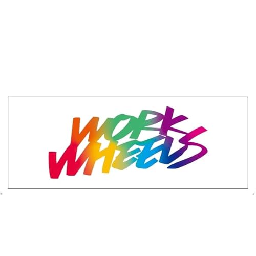 WORK(���[�N) �J���t���X�e�b�J�[ [�h���b�v�X] W183mm×H70mm 240198