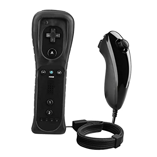 gazechimp Gesto e Nunchuck com Capa de Silicone e Cintas de Remoto Game Controller para Wii Console,