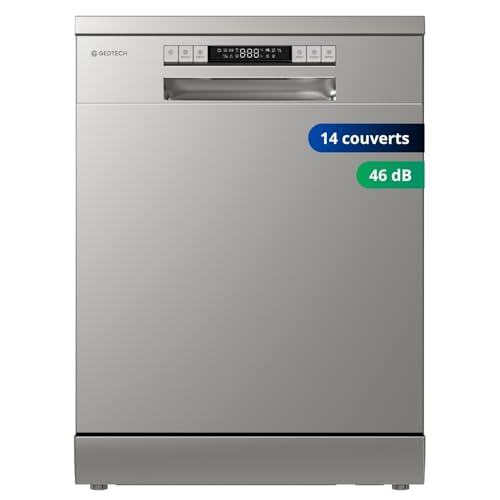 GEDTECH - Lave-vaisselle posable gris 14 couverts GLV1446SL - Départ