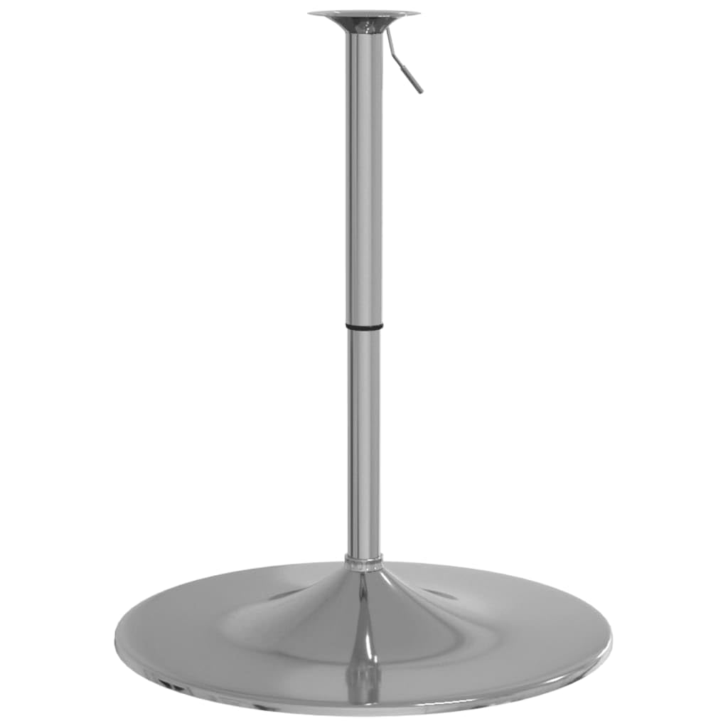 vidaXL Gestell für Bartisch, Tischgestell Höhenverstellbar, Tischbeine Tischuntergestell für Stehtisch Bistrotisch, Verchromter Stahl