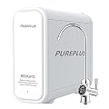 PUREPLUS Tankless Reverse Osmosis Water Filtration System – 600 GPD High Output, 1.5:1 Pure to Drain Ratio, Smart Faucet, USA Tech Support, NSF/ANSI 58 Certified, Under-Sink Installation