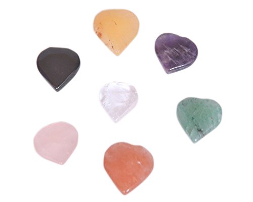 Home Collections Wholesal GemShop - 15 mm Heart Set with Black Pouch