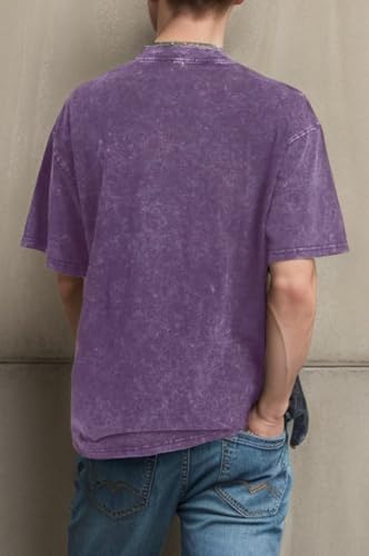Image of EMMIOL Mens Y2k Baggy Shirts Graphic Tees Oversized Crew Neck Short Sleeve Streetwear Tshirts Summer Tops 2026