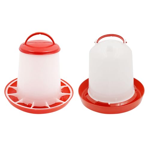 Anjing Ensemble mangeoire automatique 1,5 kg et abreuvoir pour poules 1,5 L, Ensemble mangeoire et abreuvoir pour poussins, Abreuvoir automatique, Ensemble...