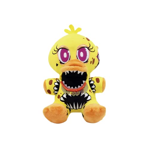 MAGIC SELECT Peluche Nightmare Chica (18 cm) Compatible con Five Night at Freddy FNAF, Muñecos de Animales de Peluche Cinco Noches en Freddy, Juguetes, Regalo de Cumpleaños para Niños MAGIC SELECT Peluche Nightmare Chica (18 cm) Compatible con Five Night at Freddy FNAF, Muñecos de Animales de Peluche Cinco Noches en Freddy, Juguetes, Regalo de Cumpleaños para Niños