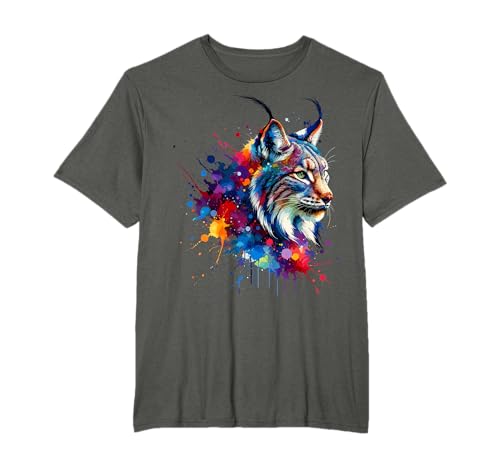 Splash Art Lynx T-Shirt