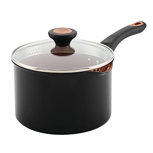 Comparison: Best 3 Quart Saucepan 9 Farberware Glide Nonstick Sauce Pan/Saucepan with Straining and Lid, 3 Quart, (Black)