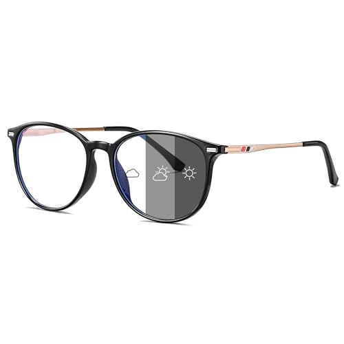 Joopin Gafas Fotocromáticas Filtro Luz Azul para Hombre y Mujer Gafas Bloqueo Luz Azul para Pantallas Ordenador