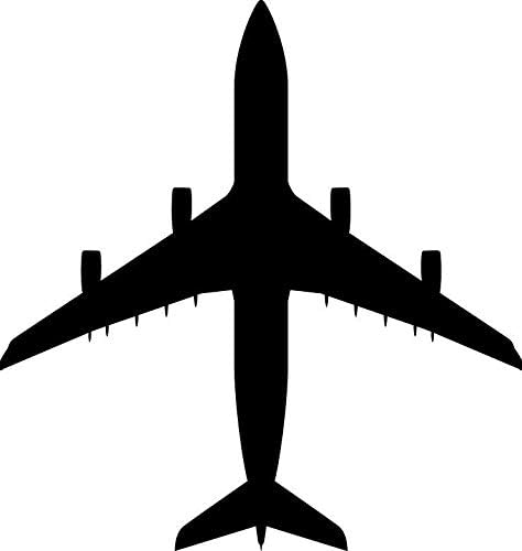 Haynes Silhouette Jet VI Wall Decal Cutout 34"x36"