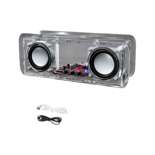 DIY BIIuetuoth Speaker Electronics Kit 5V Stereo BIIuetuoth Speaker Amplifier Mini Sound System DIY Soldering Practice Kit