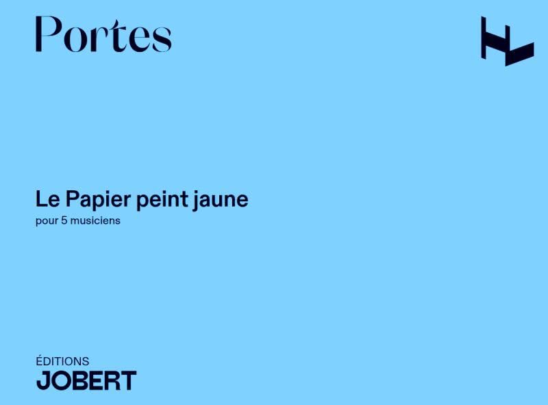 Le papier peint jaune pour cinq musiciens - Conducteur: Flûte, Clarinette en sib, Violon, Violoncelle, Piano