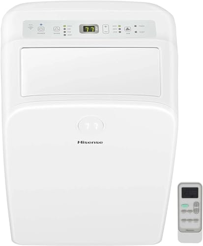 Hisense AP55023HR1GD Smart 8,000 BTU Dual Hose Portable Air Conditioner with Heat Pump (Renewed)