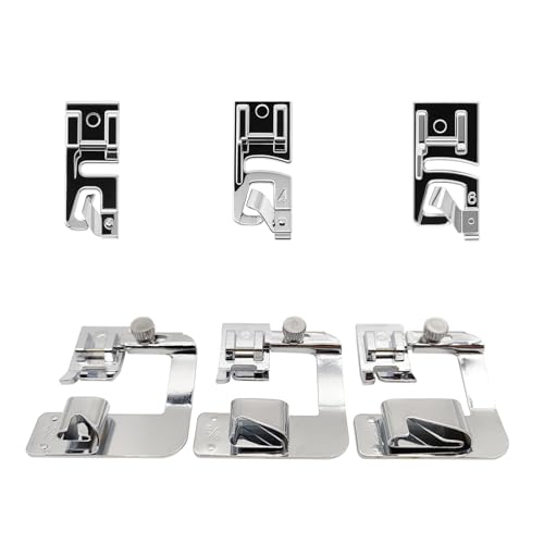 Set 6 Piezas Pie Prensatelas para Dobladillos Enrollados miniatura 5
