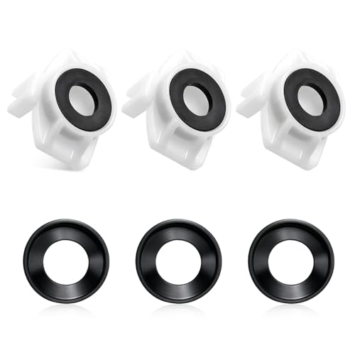 Litorange 3PCS Silicone 101237 Tub Spout Diverter Repair Kit Include 3 Silicone Cup Seal And 3 Diverter Gate Fit For 3800 Moen Tub Diverter Repair Kit