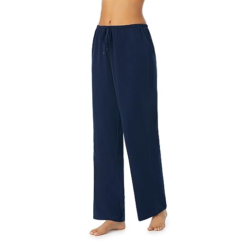 Image of Nautica Womens Pajama Pants - Lightweight Wide Leg Lounge Pants - Cotton Knit Jersey - Sleepwear Loungewear PJs for Women