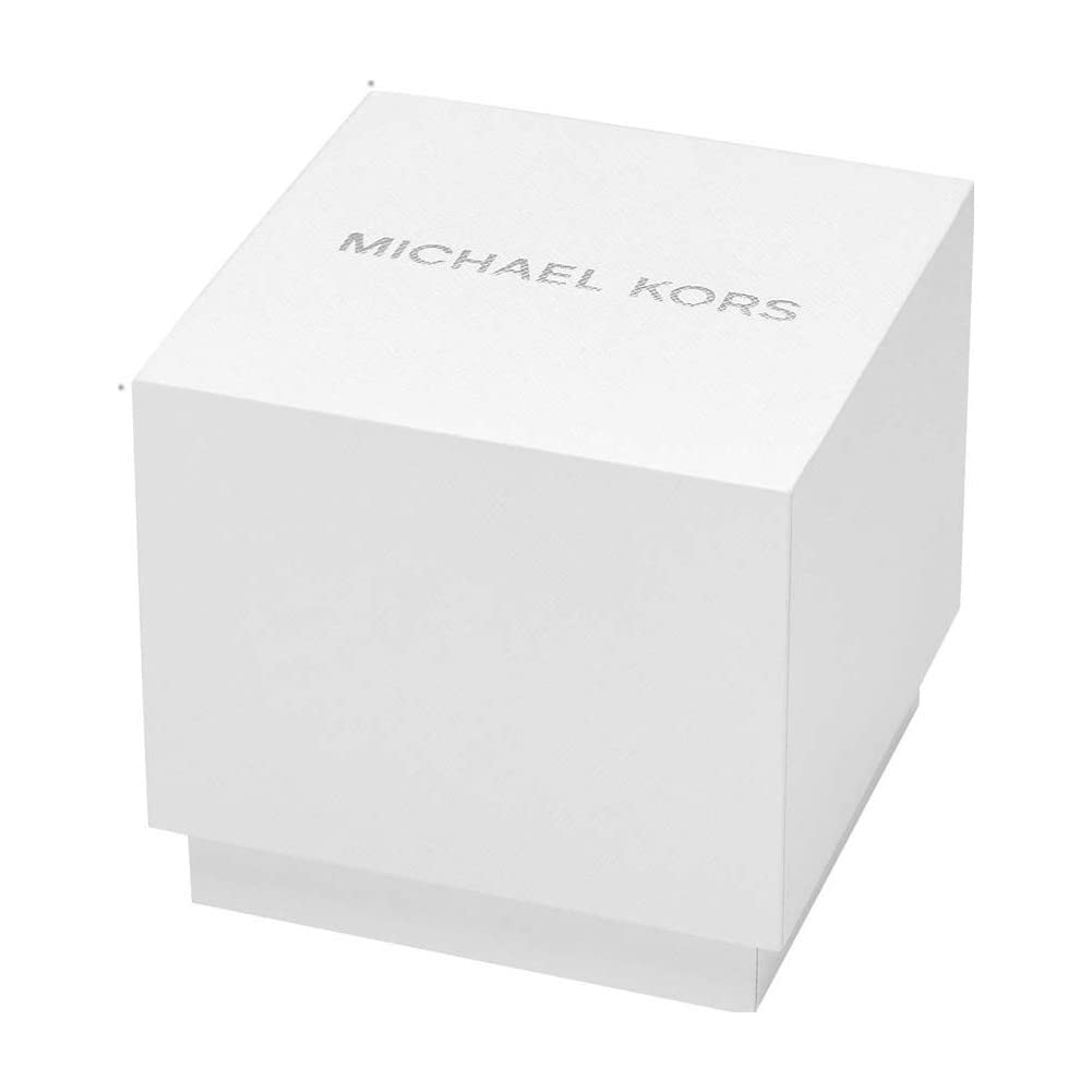 Michael Kors Layton Reloj para Mujer, Movimiento de Cuarzo con Correa de Acero o Piel