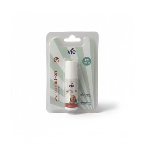 VIE Healthcare Afterbite Roll-on, 20 ml (Pack of 3) | Fast Mosquito & Insect Bite Relief | Anti-Itch Treatment for Bug Bites | Natural Formulation | Safe for Babies & Kids | Travel-Friendly
