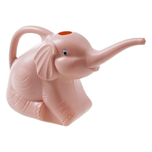 MagiDeal 2L Arrosoir D'intérieur sous Forme D'éléphant Mignon pour Plantes D'intérieur et Jardin, Fait en Plastique avec Bec étroit, Rose