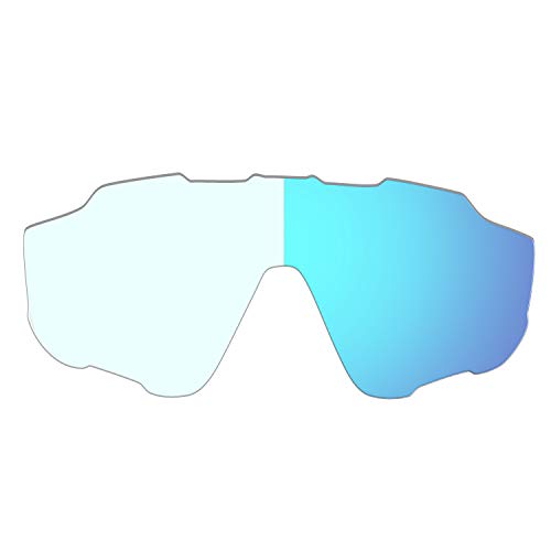 HKUCO Compatible/reemplazo de Oakley Jawbreakers Gafas de Sol Azul fotocromático