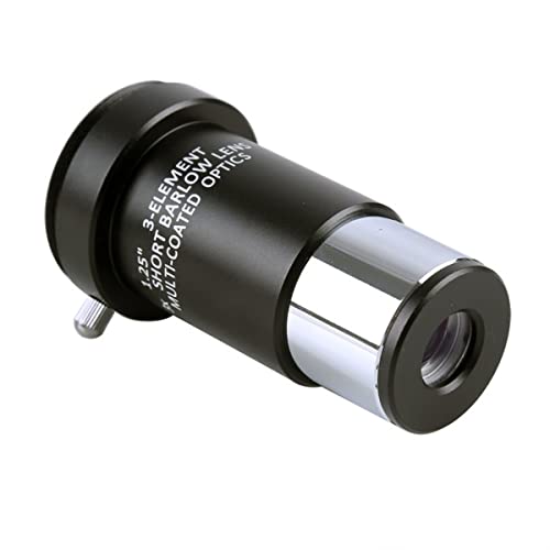 Lente de metal 5X para telescopio astronómico con recubrimiento multicapa de 31,7 mm