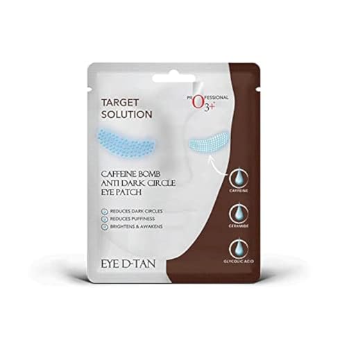 Image of O3+ Caffeine Bomb Anti Dark Circle Eye Patch & Eye D Tan, Reduces dark circle| Reduces Puffiness | Brighten and Awakens (single use only) 5G