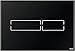 Produktbild TECE GmbH x WC-Betätigungsplatte TECElux Mini, Schwarz, Abmessungen (B x H x T): 220 x 150 x 8 mm