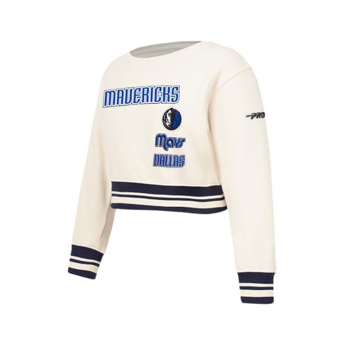 Image of Pro Standard Big Girls NBA Retro Classics Fleece Crewneck Sweatshirt