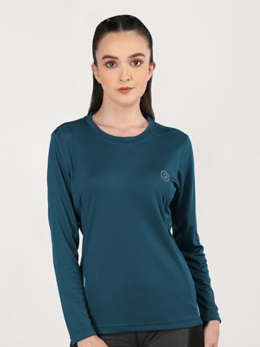 Image of CHKOKKO Tshirt for Woman Regular Fit Gym Workout Lightweight T Shirt for Women Breathable Round Crew Neck T Shirts for Sports Like Training, Running