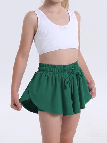 Image of Flowy Shorts for Teen Girls Athletic Running Youth Butterfly Shorts