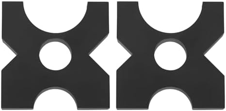 Hydraulic Shop Press Plates - 20 Ton & 32 Ton Arbor Press Plate, 1 inch Thickness, H Frame, 4 Notch Design