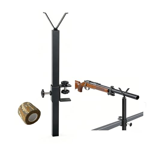 Adjustable Gun Tripod for Hunting, 360°Swivel V Monopod Shooting Stick,Tree Stand Gun Rest,Shooting Sticks for Lightweight Collapsible Gun Stand for Hunting,Shooting &Camera Photography