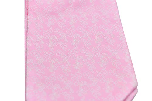 Men's Boy Youth Pink Silk Cravat Ties Jacquard Woven Novelty Wedding Party Ascot