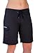 Maui Rippers Women’s 4-Way Stretch 9” Swim Shorts Boardshorts (18, Black)