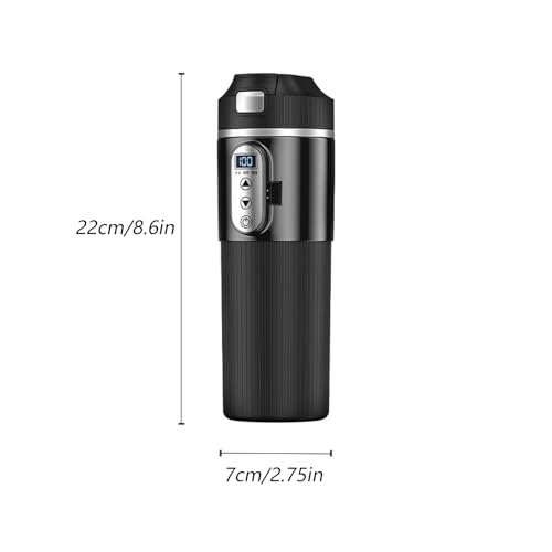 Tetera eléctrica para auto 500ml con control táctil y apagado automático miniatura 5