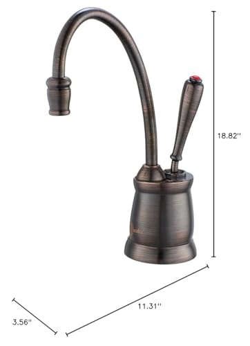 Image of InSinkErator Tuscan Instant Hot Water Dispenser Faucet, Classic Oil Rubbed Bronze, F-GN2215CRB