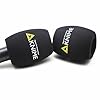 2 Pack Logo Customized on Microphone Foam Windscreens Handhold Mic Foam Covers Windshields with Logo Printed for TV Interview, Broadcast,Radio Station Microphones (Black) #3